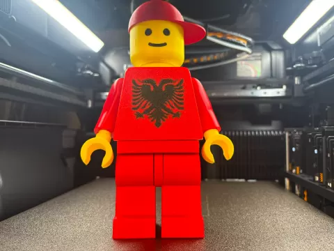 Brickman Albanien 20cm Figur 500%