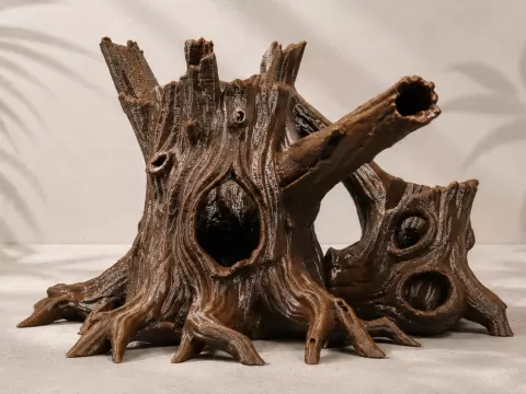 Twin Hollow Tree Stumps Hide