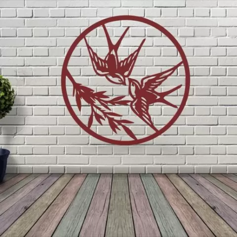 Bird Wall art and logo