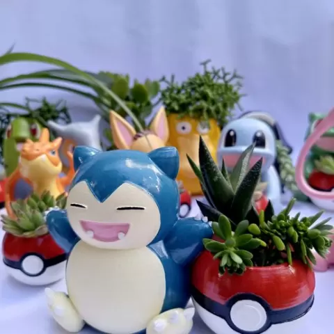snorlax Pokémon planter