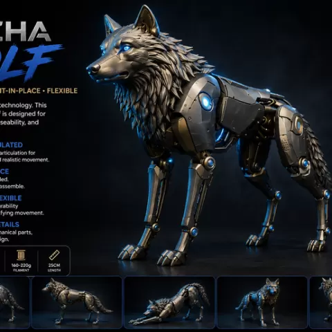 Articulated wolf