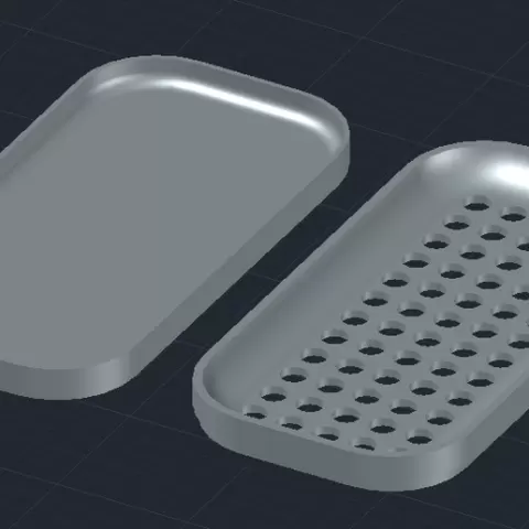 Box for bathroom utilities/sponge holder