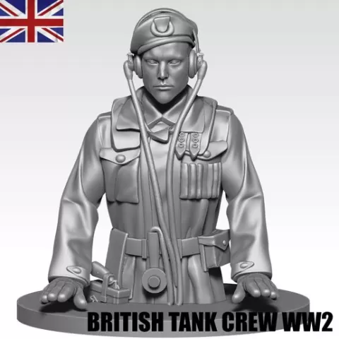 British Tank crew ww2