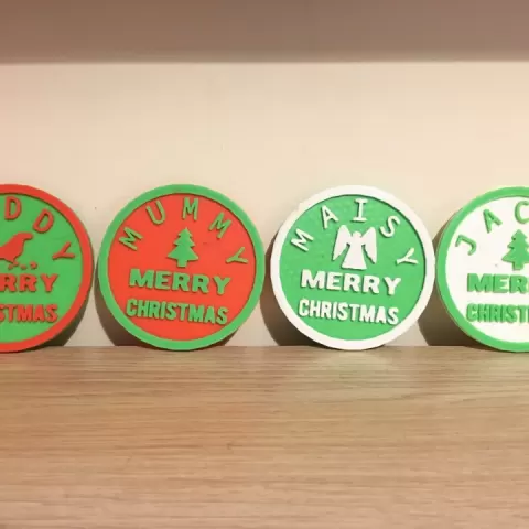 Christmas Coasters by Antony Thomson