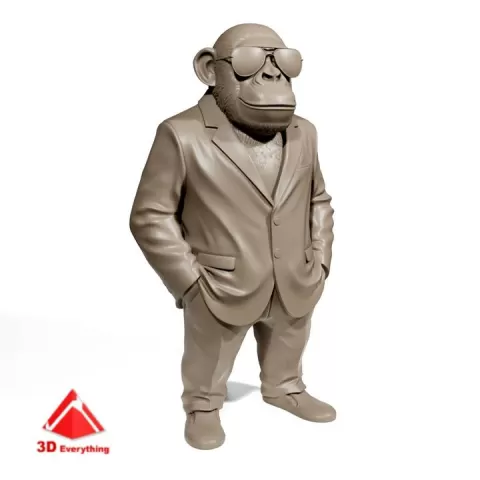 The funny monkey by 3D Everything