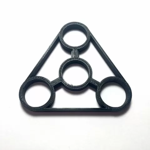 Triangular Fidget Spinner by Darin