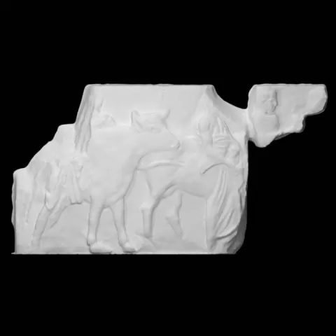 Parthenon Frieze _ South XLVI, 142, 143, 144 by Scan The World