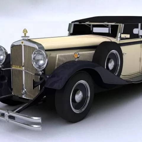 Maybach DS8 Zeppelin 1938 3D model