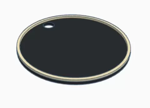 Smooth Round Key Ring