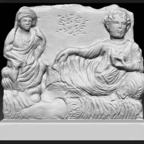 Unnamed couple at The British Museum, London by Scan The World