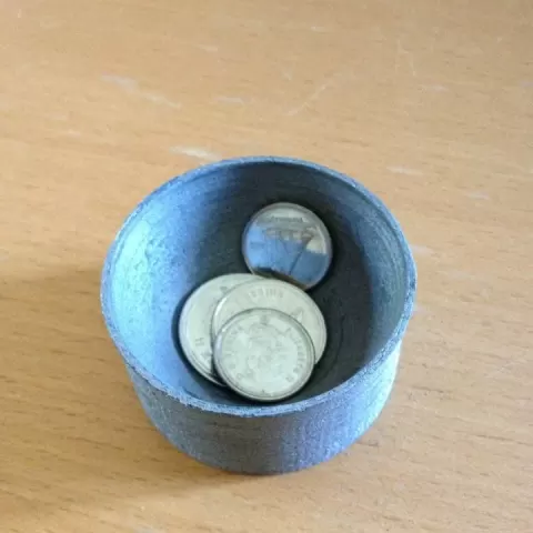 Coin cup by Brandon Langdon