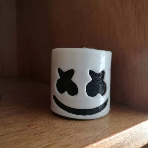 Marshmello Dj Mask by Santo