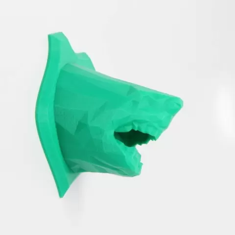 Low Poly Shark Wall Trophy by Steve Dakh
