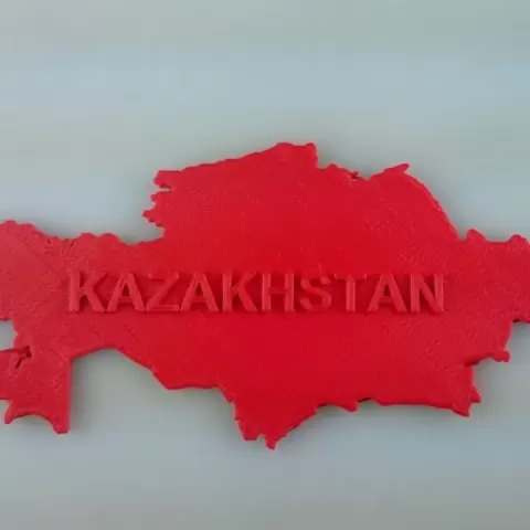 Map of Kazakhstan by Deepak Devmore
