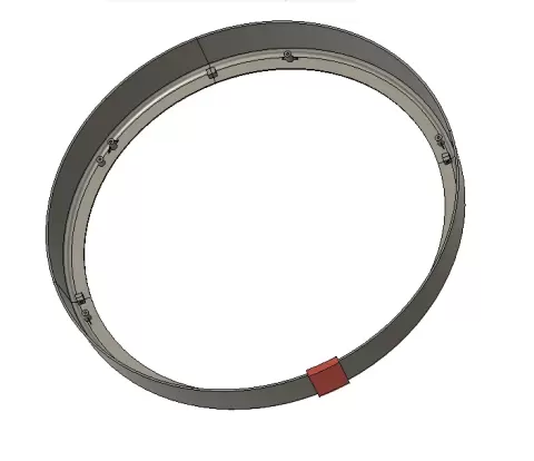 wall clock case.obj
