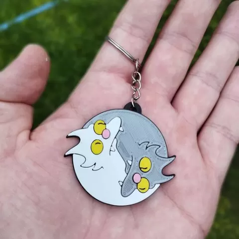 The Simpsons SnowBall Key Chain