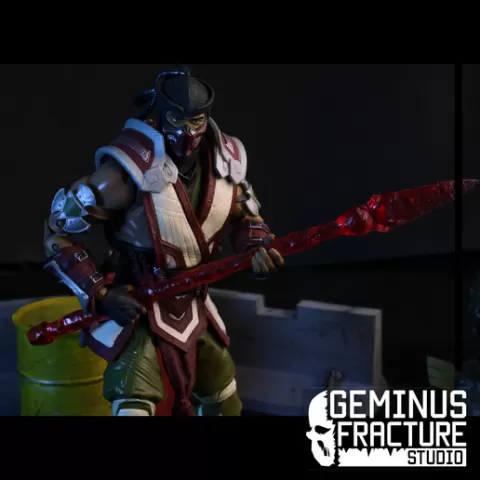 Sub Zero mcfarlane weapons pack spear and daggers