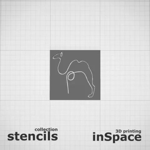 Stencil - Picasso - Camel