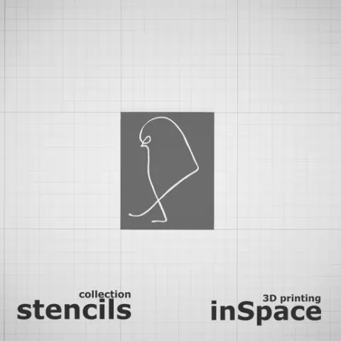 Stencil – Picasso - Bird
