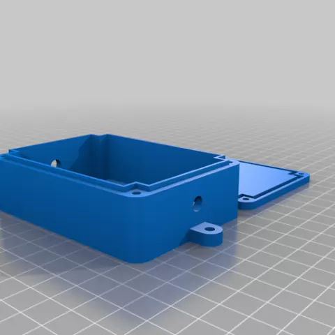 Customizable Electronics Box with Cable Holes