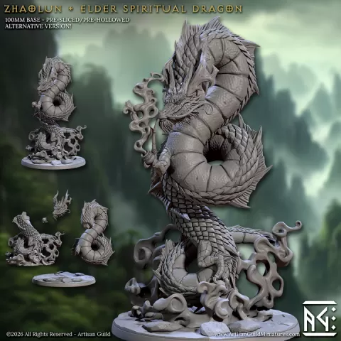 Zhaolun - Elder Spiritual Dragon (Legend of the Vanara Monks) by Artisan Guild