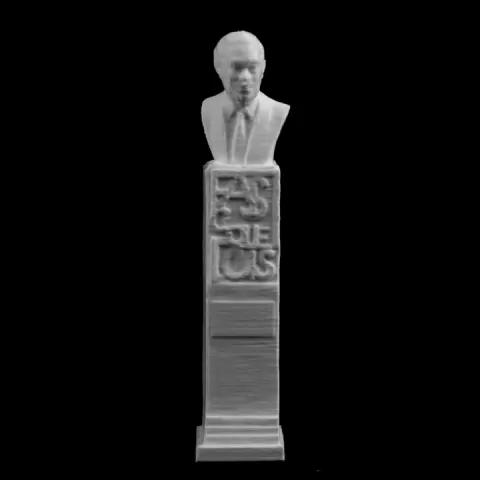 President Gaston Monnerville at the Jardin du Luxembourg, Paris (with base) by Scan The World