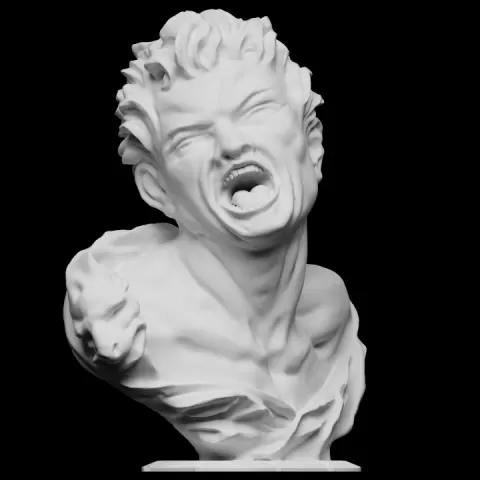 Bust of Marsyas at The Metropolitan Museum of Art, New York by met