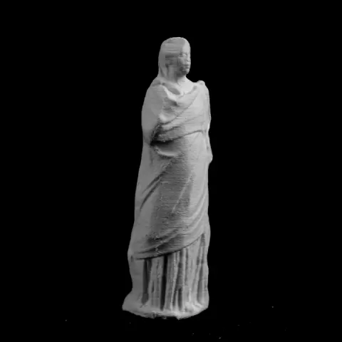 Marble Statue of demeter at the British Museum, London by Scan The World