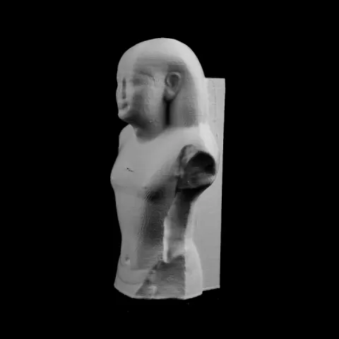 Upper part of a standing figure at The British Museum, London by Scan The World