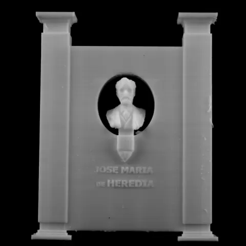 Jose Maria de Heredia in the Jardin du Luxembourg, Paris by Scan The World