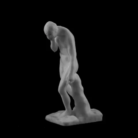 Cain after killing Abel at The Jardin des Tuileries, Paris by Scan The World