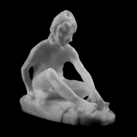 Neapolitan Fisherman Playing with a Turtle at The Louvre, Paris by Scan The World