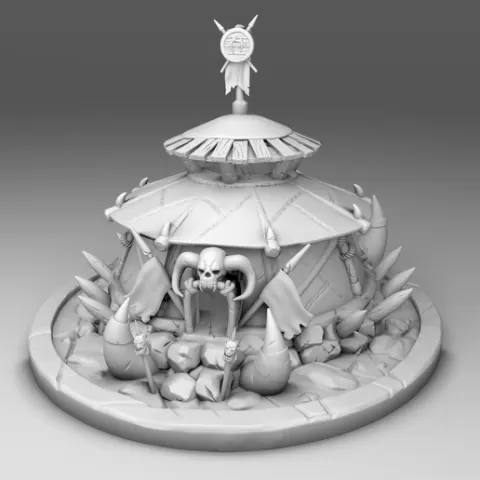 Middle earth architecture - orc tent