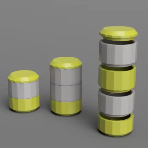 Modular Stackable Small Storage Boxes