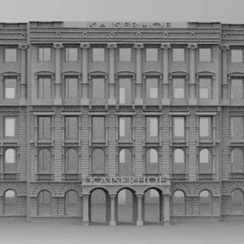 Kaiserhof – World War II Urban Terrain STL for 28–32mm Wargames by Discover Games UK