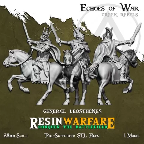 General Leosthenes - Echoes of War: Aegean Lions by ResinWarfare