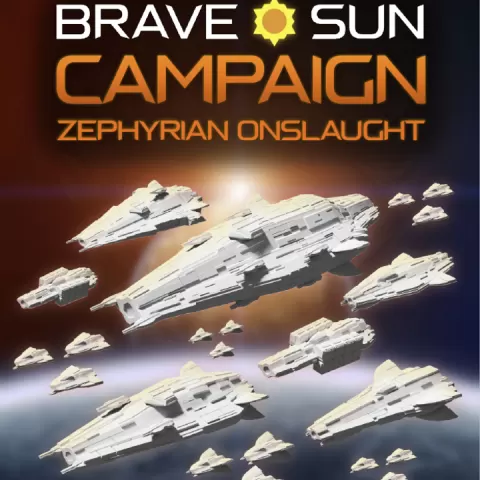 Zephyrian Onslaught - Mission Booklet with 5 Story Missions for Brave Sun by Blitz Gaming