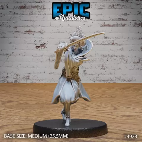 Warrior Empress Sword / Female Eastern Lord / Chinese Queen / Iron Fist Fighter / Kung Fu Master / Evil Samurai / Ronin Leader / Human Monarch / Japanese Folk / Settler / Humanoid Villager / Temple Encounter by Epic-Miniatures