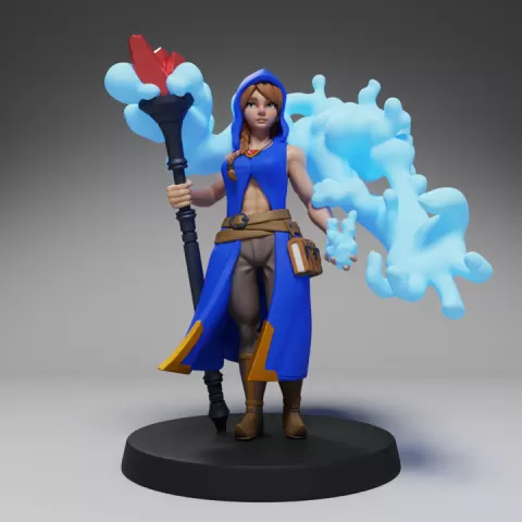 Mage Hand wizard by Built Bird