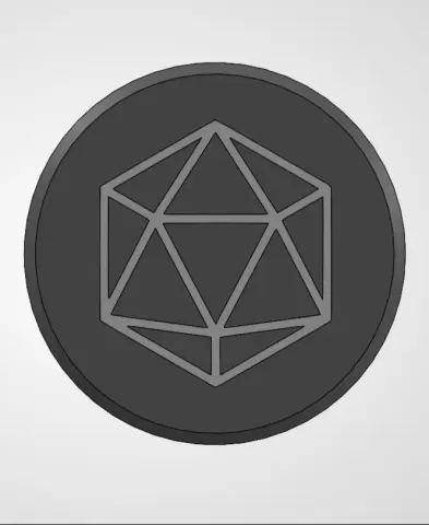 D20 Dice Container And Tray Threaded