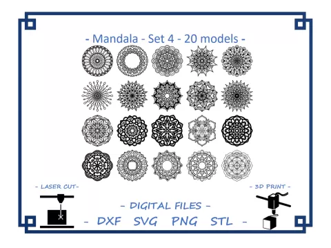 Mandala - Set 4 - 20 models
