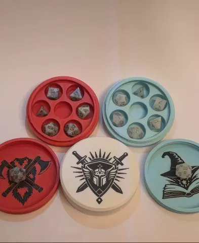 Dice Container Tray Threaded Bundle