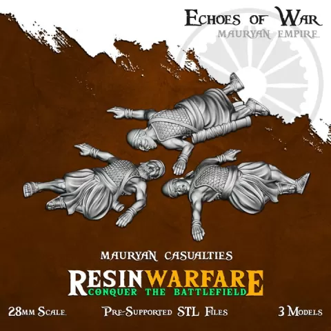 Mauryan Casualties - Echoes of War: Aegean Lions by ResinWarfare