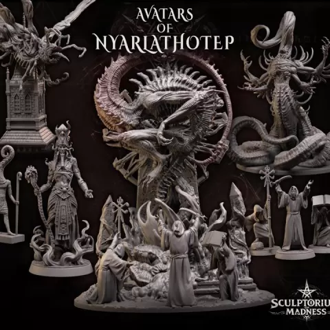 Avatars of Nyarlathothep - set by Sculptorium of Madness