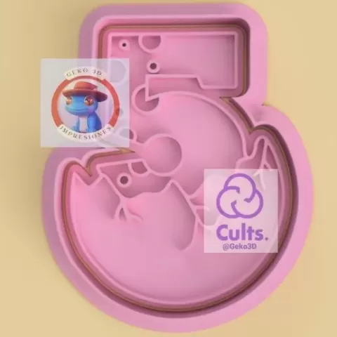 Number cookie cutter set (number cookie cutter)