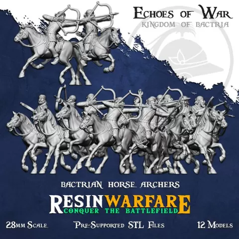 Bactrian Horse Archers - Echoes of War: Aegean Lions by ResinWarfare