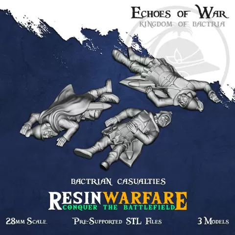 Bactrian Casualties - Echoes of War: Aegean Lions by ResinWarfare