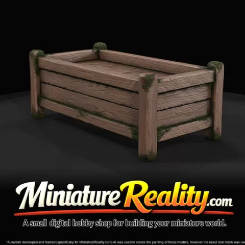 Western Townsperson Figure (1860s) — Water Trough - HO 1:87 Master STL (print at any scale)