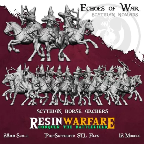 Scythian Horse Archers - Echoes of War: Aegean Lions by ResinWarfare