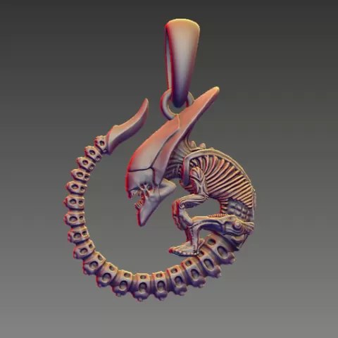 alien pendant